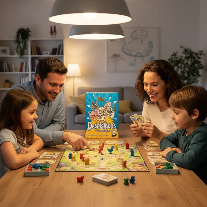 Juego De Mesa Despistados en la Granja Estrategia Para Niños