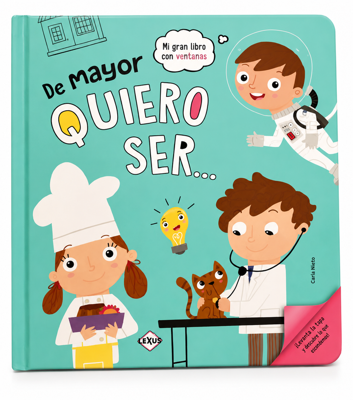 Libro Educativo De Mayor Quiero Ser Para Niños