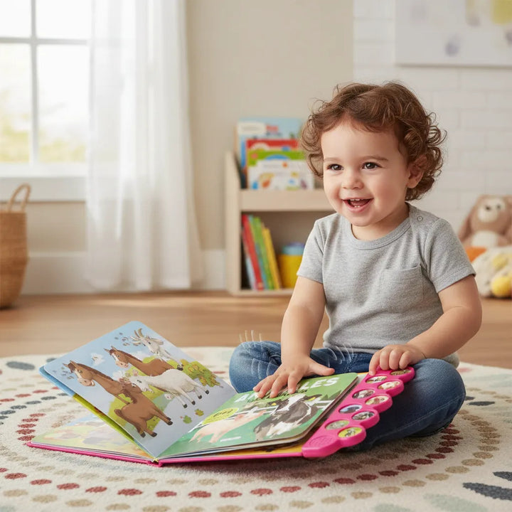 Libro Sonidos Didáctico Amigos De La Granja Para Niños