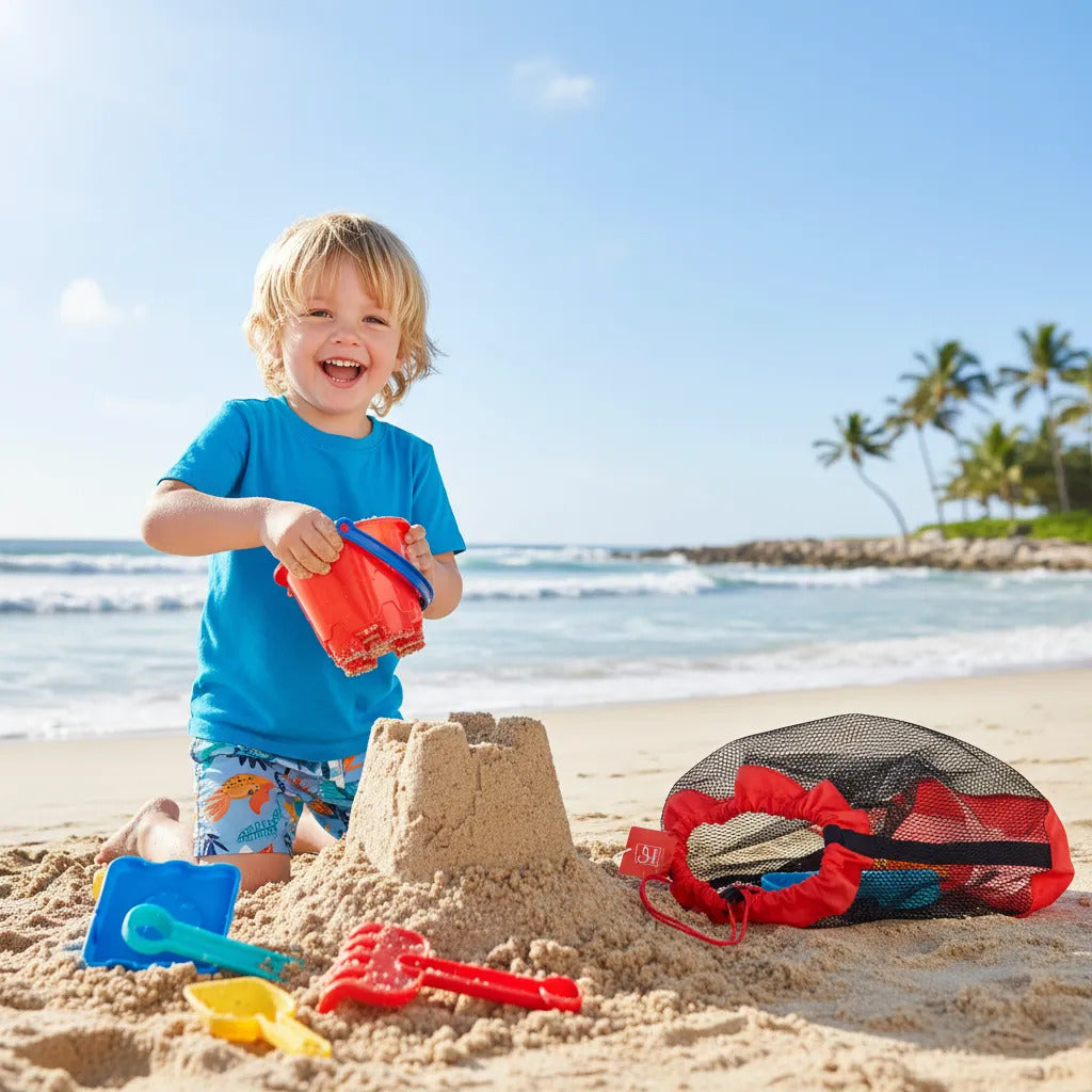 Juguete Didáctico Set de 9 Piezas para Playa Niños