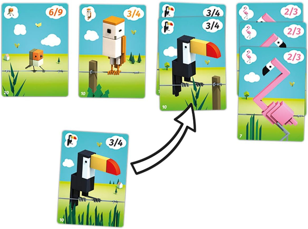 Juego de Mesa CuBirds Estrategia Para Niños Adultos