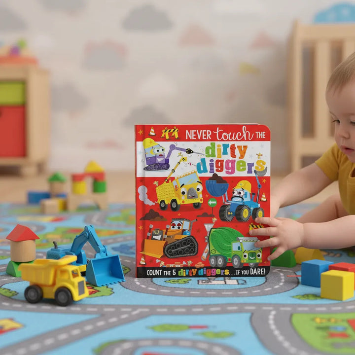 Libro Sensorial Never Touch The Dirty Diggers Para Niños