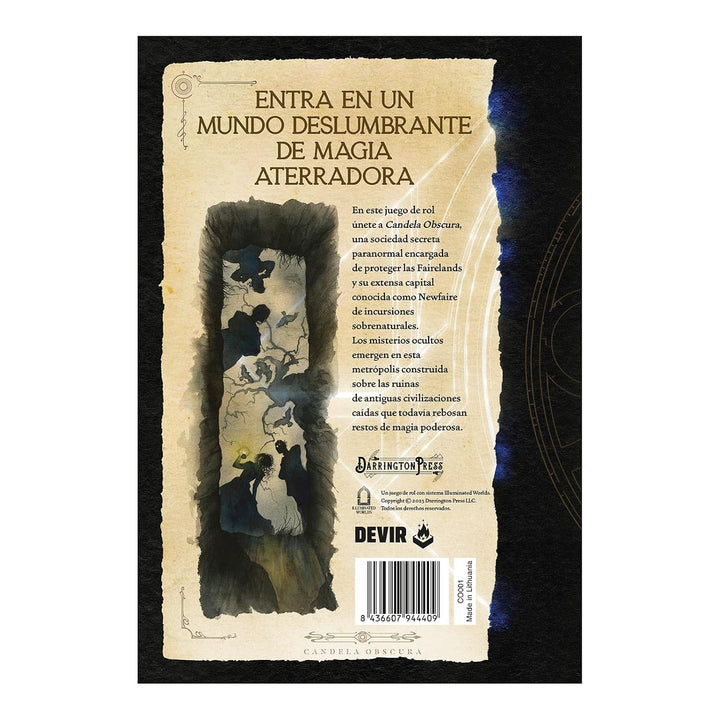Juego De Mesa de Rol Sistema Illuminated Worlds Candela Obscura