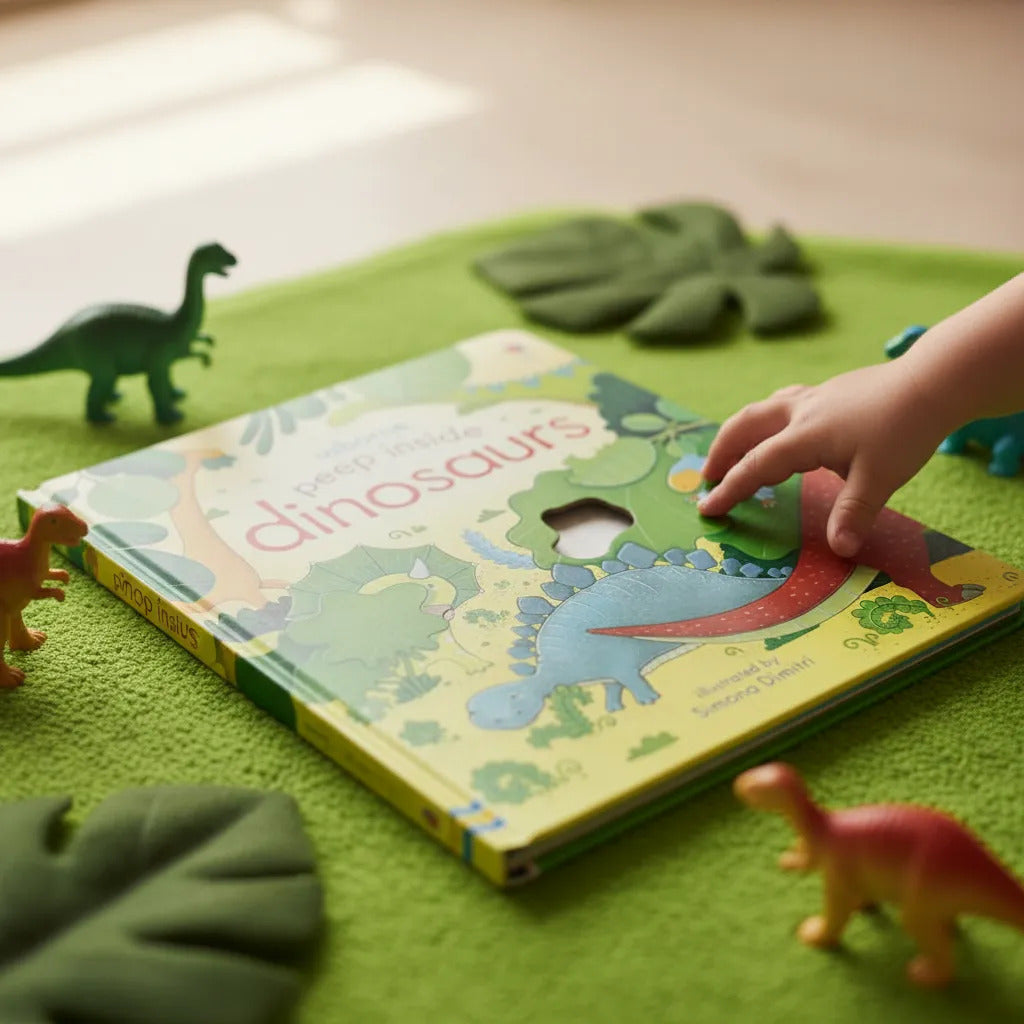 Libro Interactivo con Solapas Peep Inside Dinosaurs Para Niños