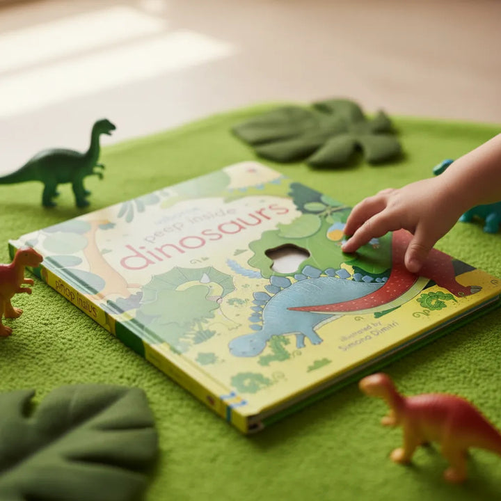 Libro Interactivo con Solapas Peep Inside Dinosaurs Para Niños