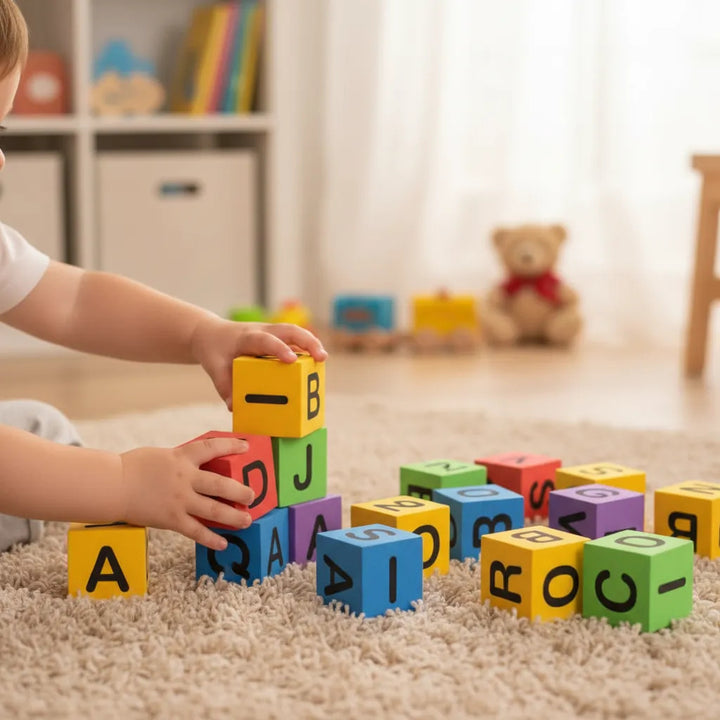 Juego Didáctico Cubos en Foamy 30 Piezas Para Niños