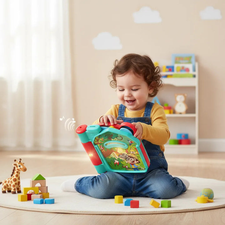 Libro Didáctico Musical Interactivo Safari Para Niños