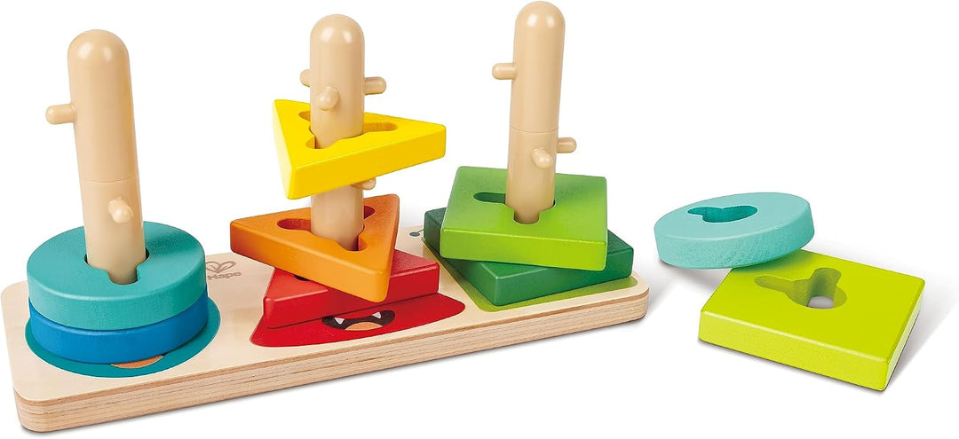 Juguete Didáctico Madera Clasificador Formas Para Niños