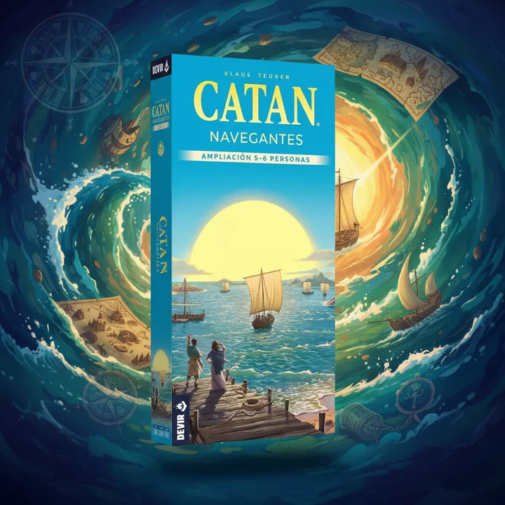 Juego de Mesa Estrategia Catan Navegantes Ampliación 5-6 Jugadores