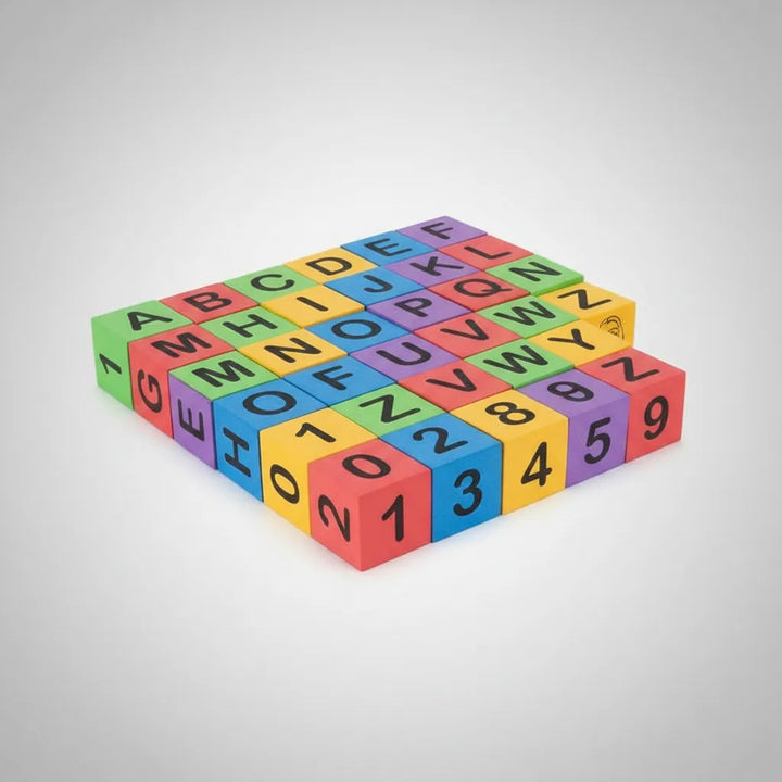 Juego Didáctico Cubos en Foamy 30 Piezas Para Niños