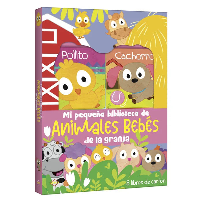 Libro Mi Pequeña Biblioteca Animales de la Granja Para Niños