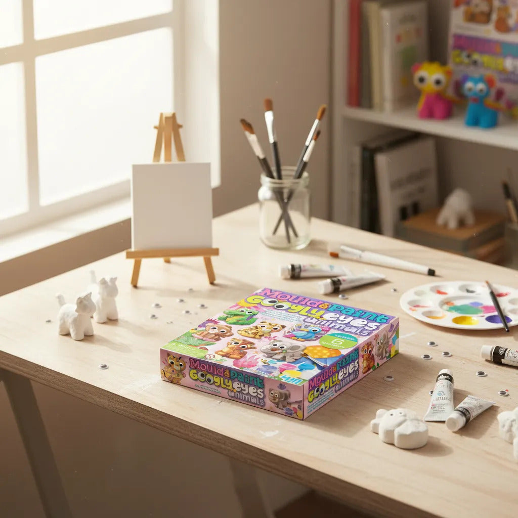 Juego Didáctico Actividad DIY de Moldeo y Pintura Para Niños