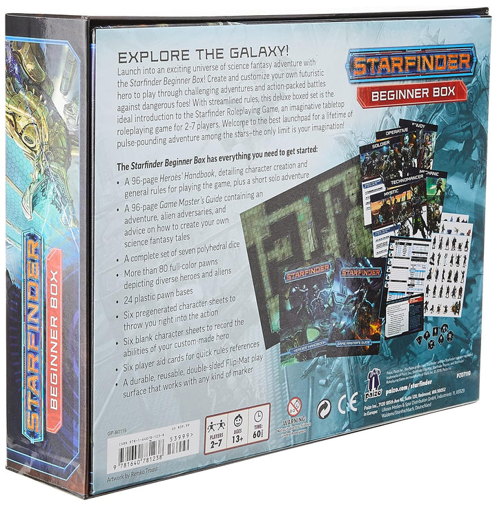 Juego de Mesa Caja Inicial Starfinder Beginner Devir Para Adultos