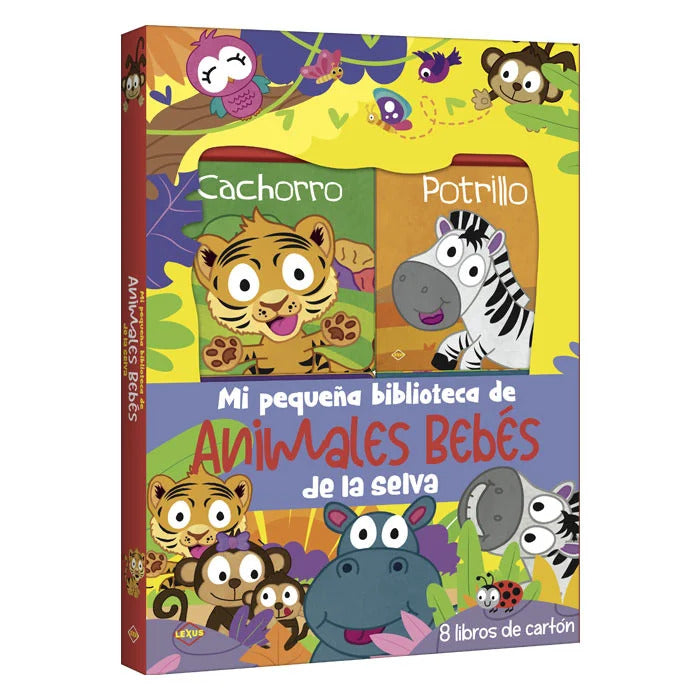 Libro Mi Pequeña Biblioteca Animales De La Selva Para Niños