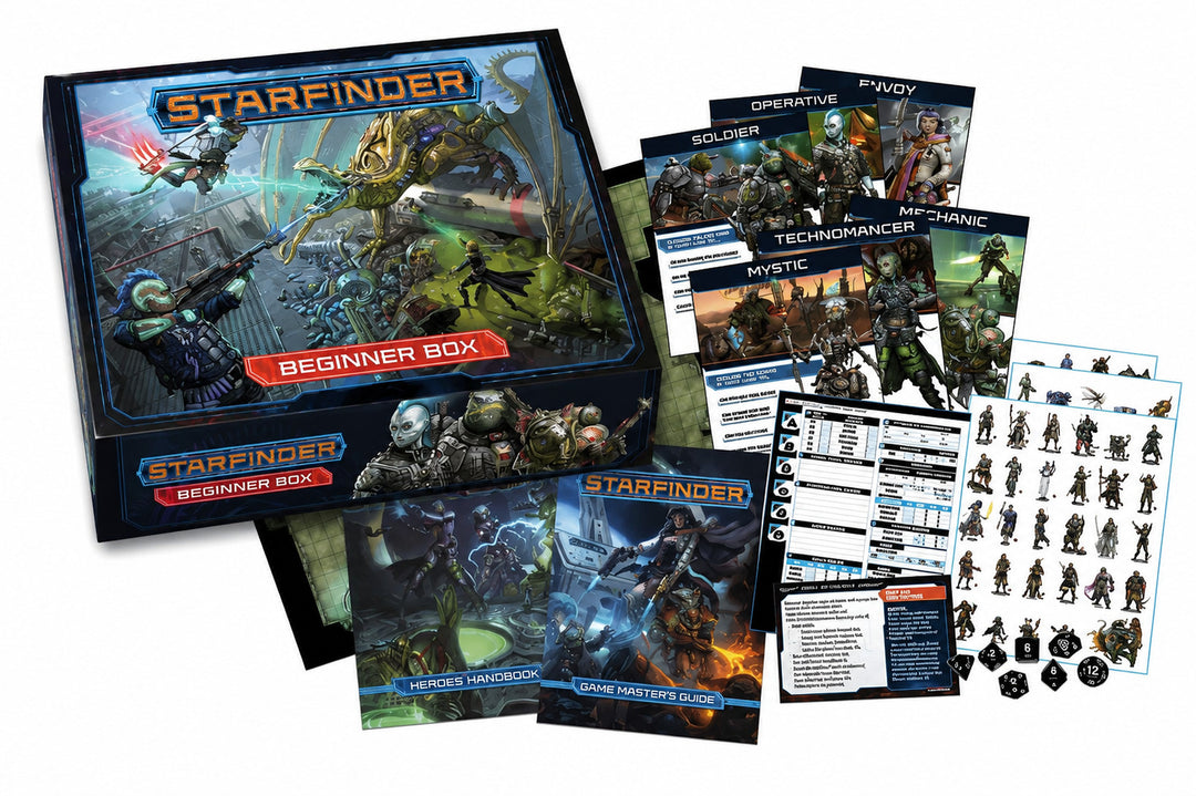 Juego de Mesa Caja Inicial Starfinder Beginner Devir Para Adultos