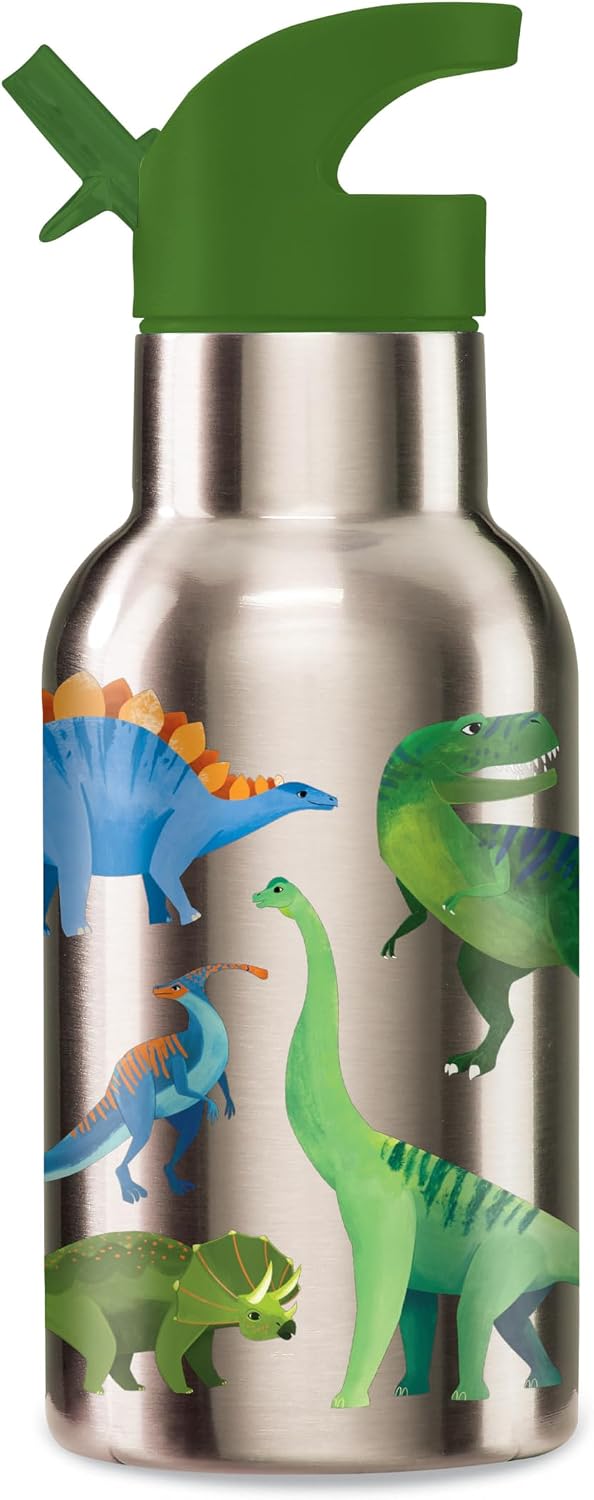 Botella Térmica Acero Inoxidable Crocodile Creek Dino Para Niños