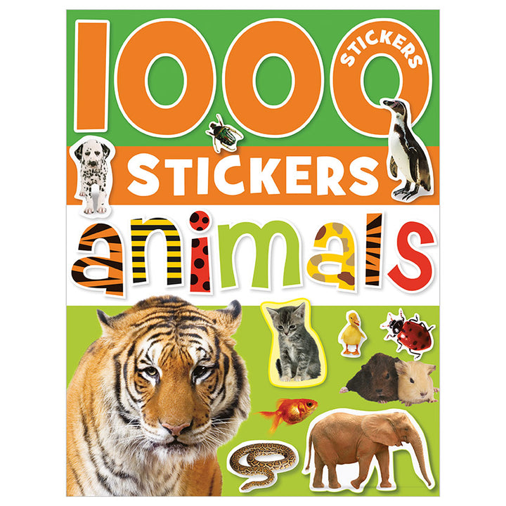 Libro De Actividades 1000 Stickers Animals