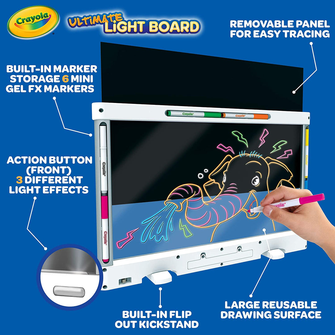 Tablero De Dibujo Con Luz LED Borrable