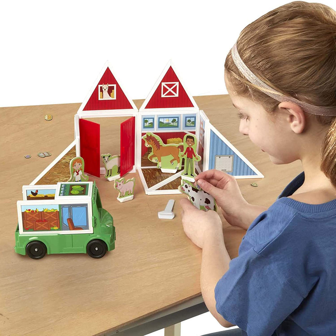 Set De Construcción Magnético La Granja