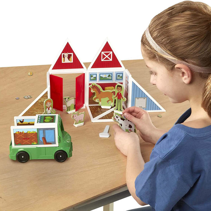 Set De Construcción Magnético La Granja