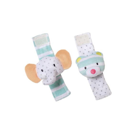 Sonajeros pulsera elefante y oso