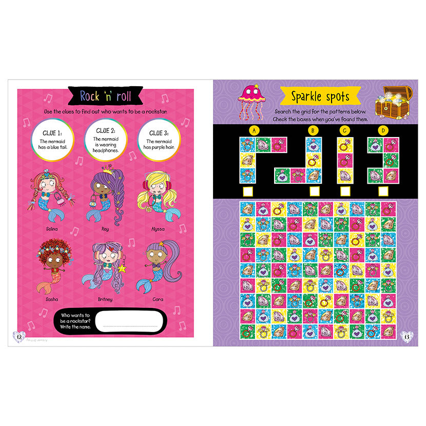 Libro De Actividades Scratch and Sparkle Mermaids Activity Book