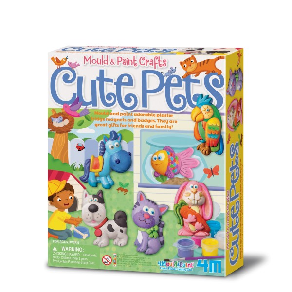 Kit para pintar con Moldea de Mascotas para niños