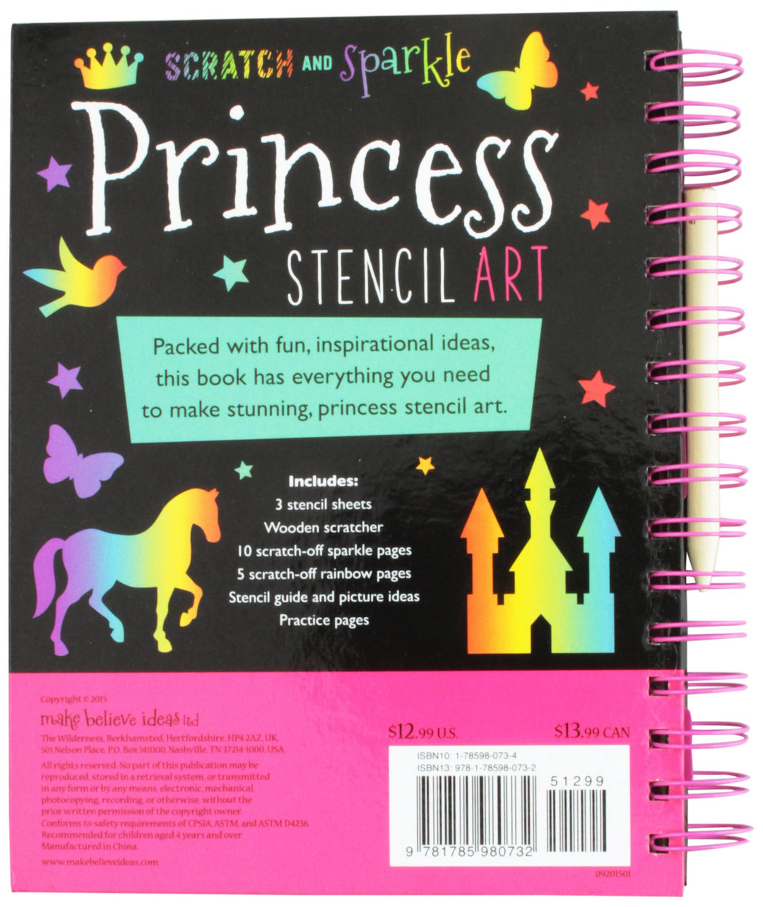 Libro De Actividades Scratch And Sparkle Princess