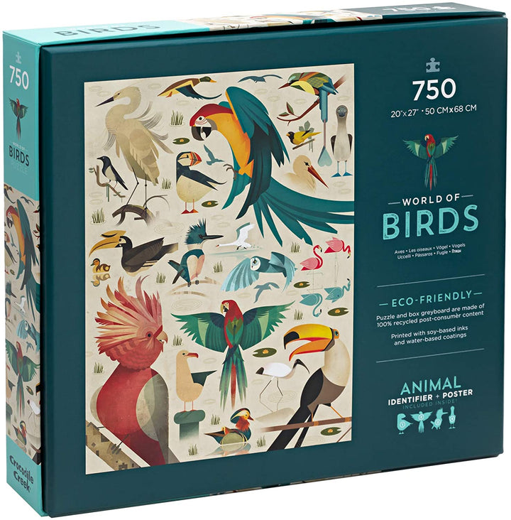 Rompecabezas 750 Piezas Mundo de las Aves
