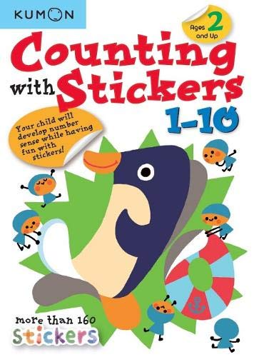 Libro Kumon  Counting With Stickers 1-10 Para Niños