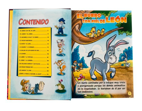 Libro Infantil El Mundo De Las Fabulas