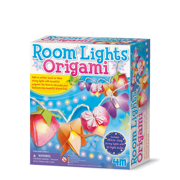 Kit de luces de flores en origami