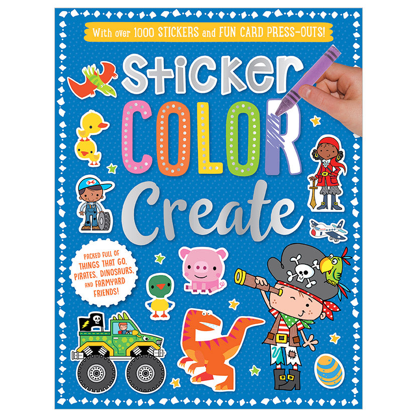 Libro De Actividades Sticker Color Create