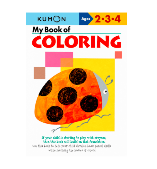 Libro Kumon My Book Of Coloring para niños niñas
