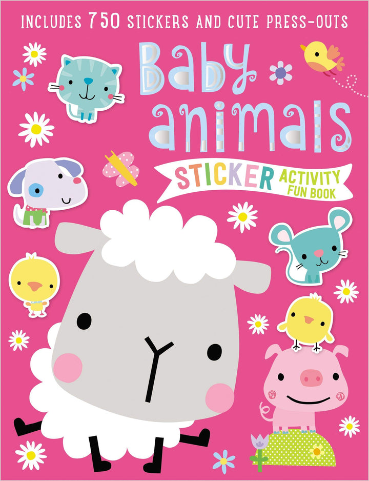 Libro De Actividades Sticker Activity Book Baby Animals