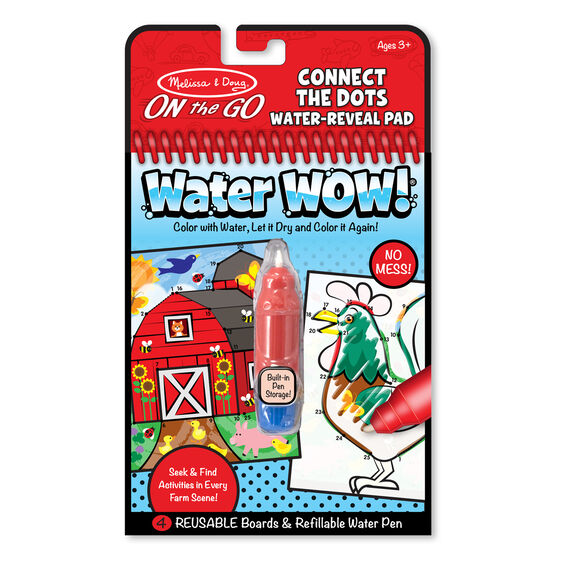 Libro De Actividades Pintar Con Agua Conecta Los Puntos