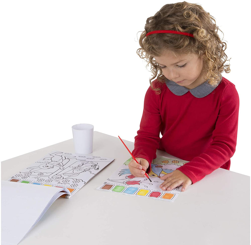 Libro para pintar con agua Jardín