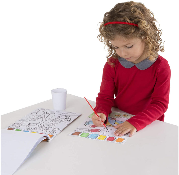 Libro para pintar con agua Jardín
