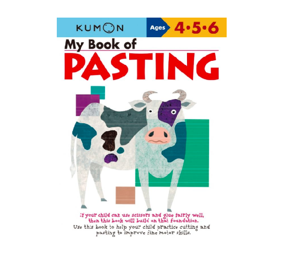 Libro didáctico Kumon My Book Of Pasting para niños