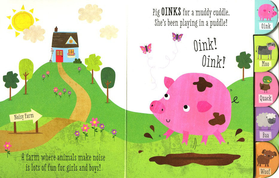 Libro Infantil Tabbed Noisy Farm