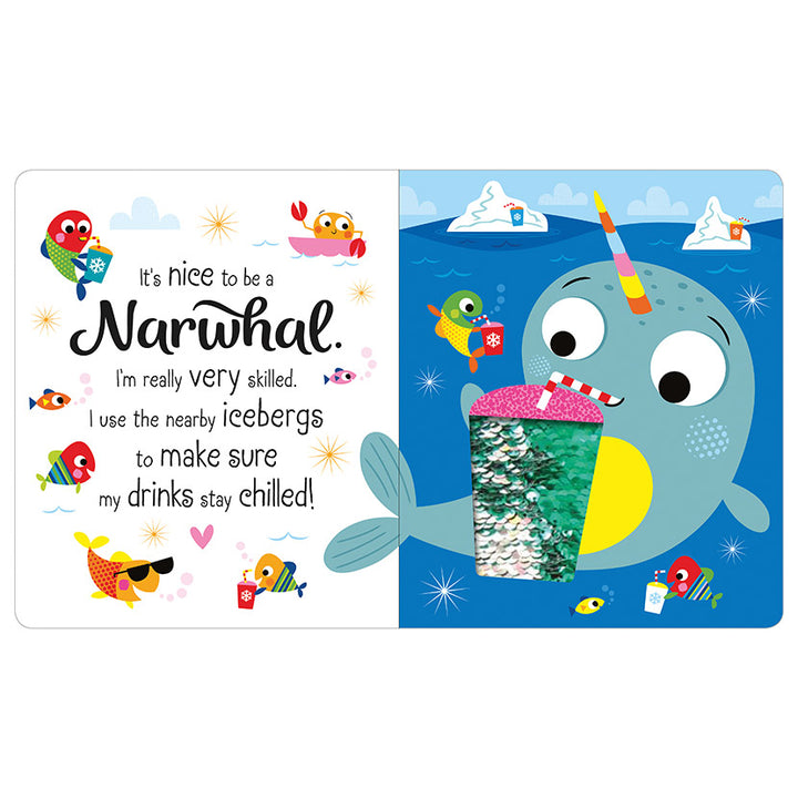Libro De Texturas It’s Nice to be a Narwhal