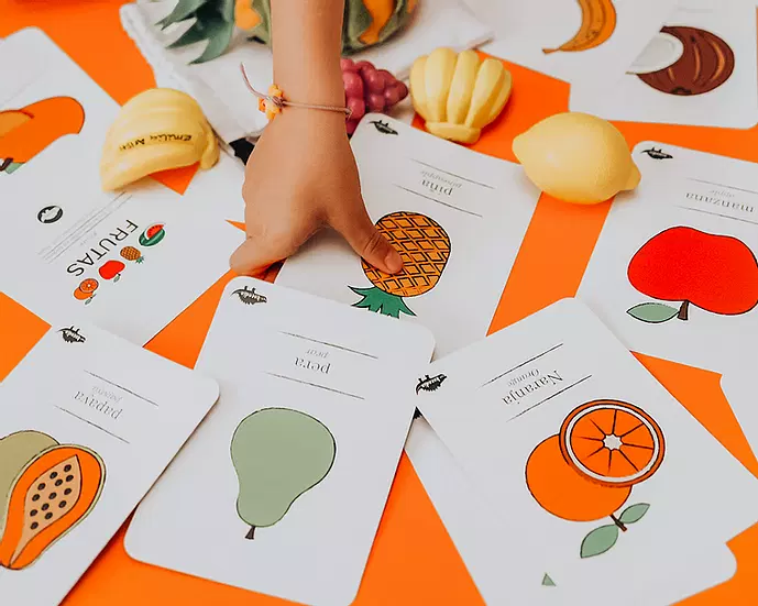 Flahscards Las Frutas Cartas Didácticas