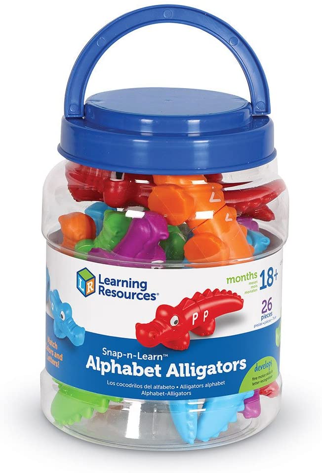 Juego Cocodrilos Mayúsculas y Minúsculas Para Niños