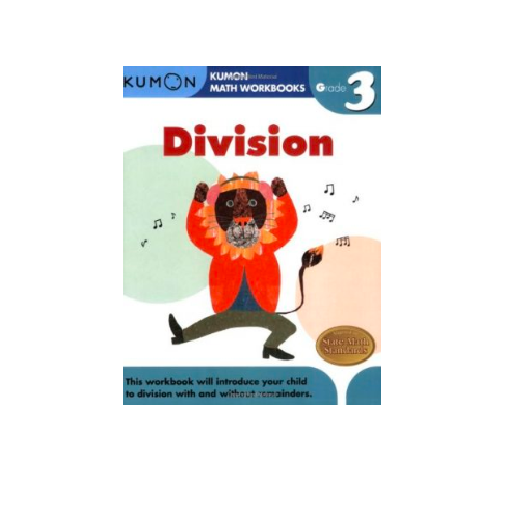 Libro Didáctico Kumon División Grade 3 Para Niños