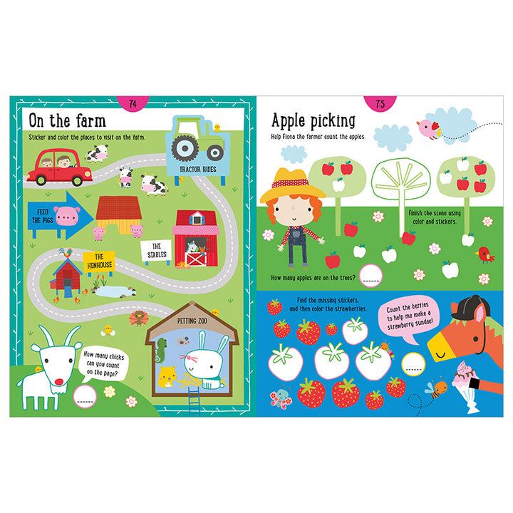 Libro De Actividades Sticker Color Create