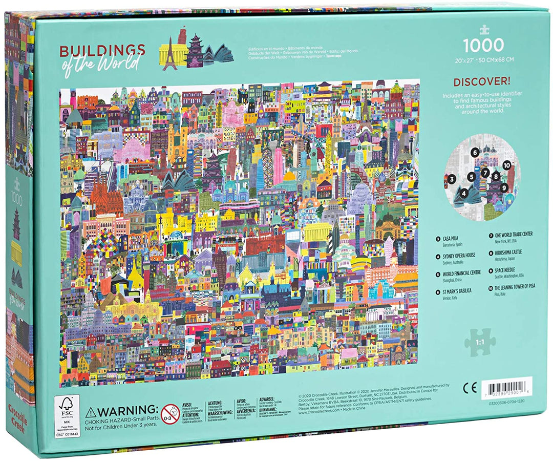 Rompecabezas 1000 Piezas Lugares del Mundo
