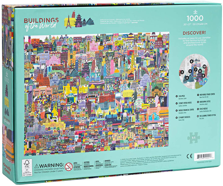 Rompecabezas 1000 Piezas Lugares del Mundo
