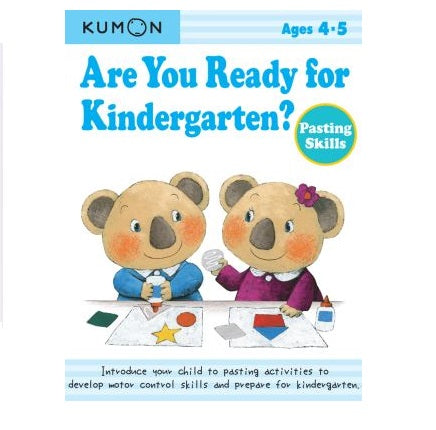 Libro Kumon Are You Ready For Kindergarten - Pasting Skills
