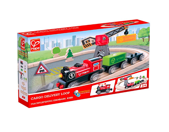 Pista Tren de Carga en Madera