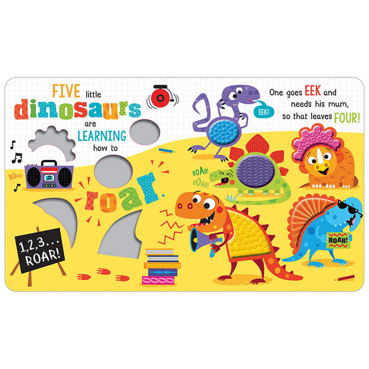 Libro De Texturas Never Touch The Dinosaurs